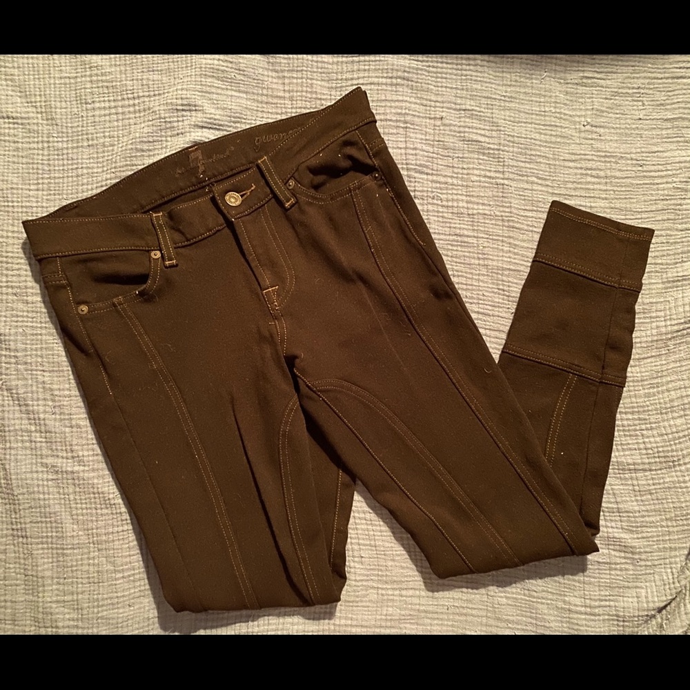 7 For All Mankind - Stretch Black Pants! Size 26